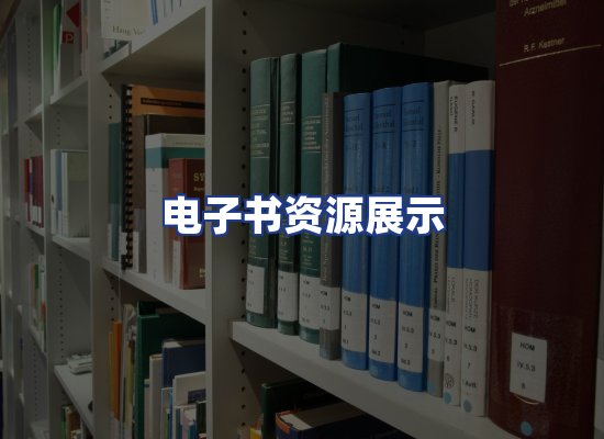电子书资源展示